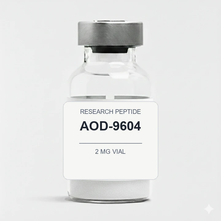 AOD-9604 (2 mg Vial) vial label