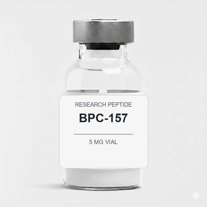 BPC-157 (5 mg Vial) vial label