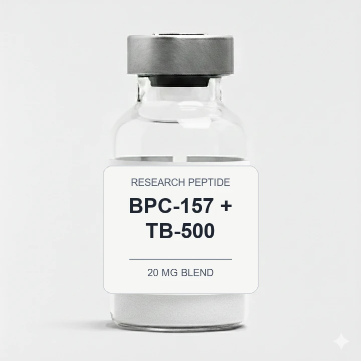 BPC-157 + TB-500 (20 mg Blend) vial label