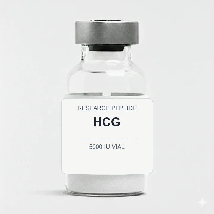 HCG (5000 IU Vial) vial label