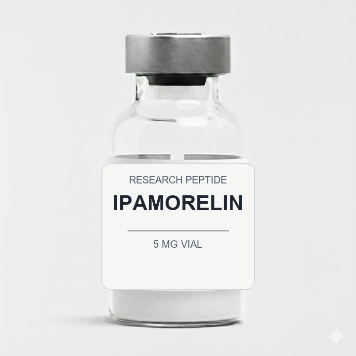 Ipamorelin (5 mg Vial) vial label