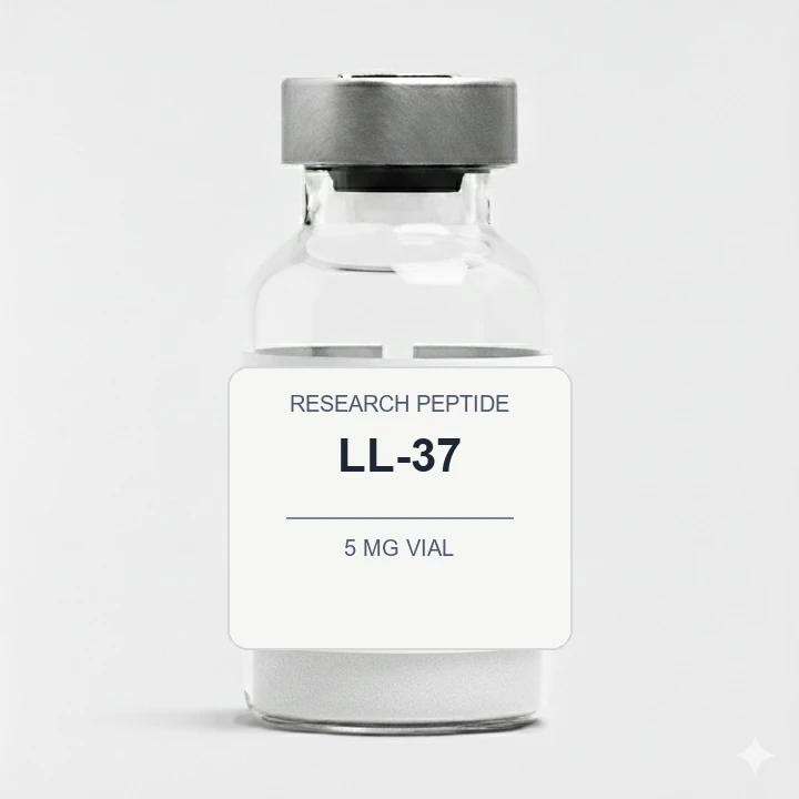 LL-37 (5 mg Vial) vial label