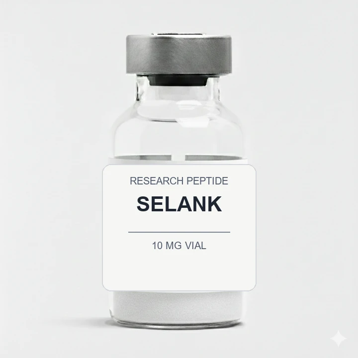 Selank (10 mg Vial) vial label