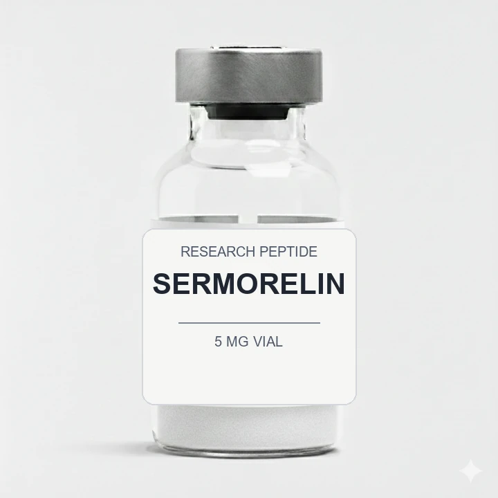 Sermorelin (5 mg Vial) vial label